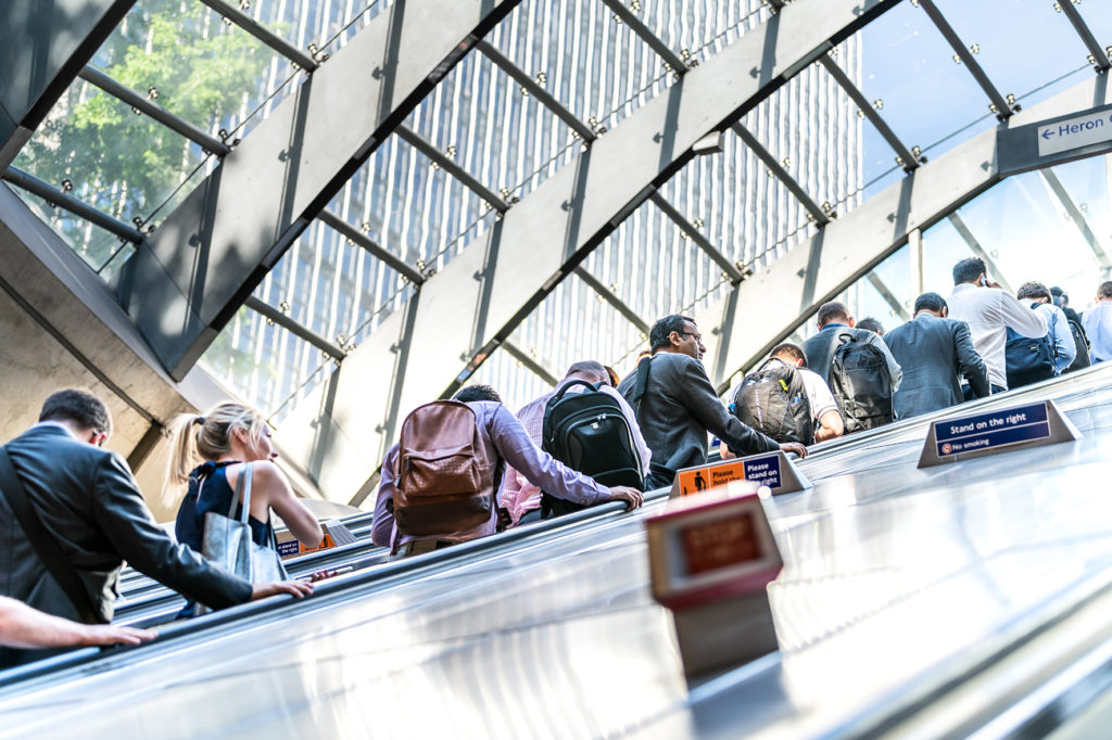 EARS - People on escalator